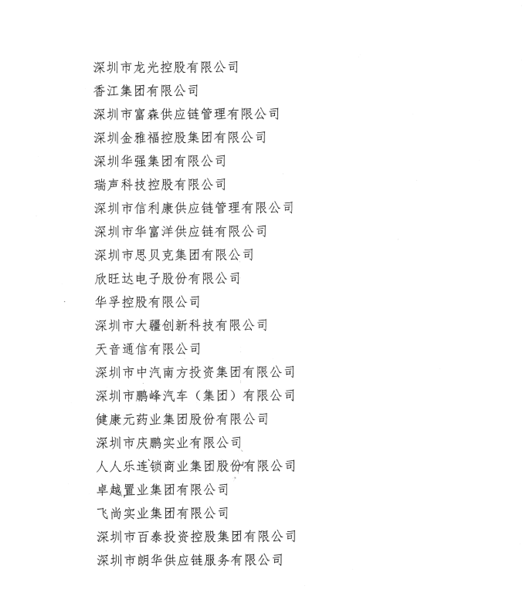 喜讯，ag凯发供应链荣获“改革开放40周年深圳民营经济突出贡献企业”称号  